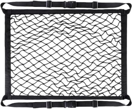 Organizador de asiento delantero para coche, organizador de red elástica para asiento delantero de coche, bolsa de almacenamiento de red de malla de carga automotriz, accesorios interiores de coche,