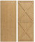 DKIEI Wooden Garden Gate, 183x79 cm Wooden Gate for Garden