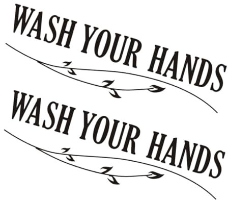 UKCOCO 2 Pièces Autocollant De Lavage Des Mains Porte-Serviette Papier Toilette Autocollants Crochet Plancher Carrelage Amovible Mur Scellant Peler Et Coller Dosseret Décor De