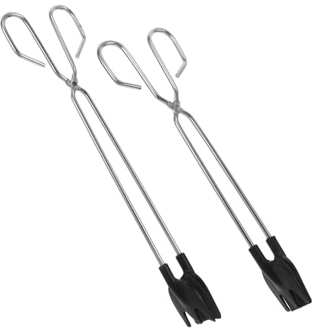 LIFKOME 2pcs Portable Trash Picker Grabber Tool for Home Use Lightweight Ergonomic Design Reach Sturdy Iron Nylon for Easy Waste Collection Indoors Outdoors