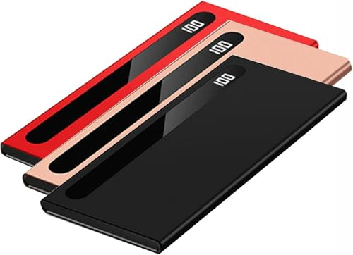 Power Bank， 3Pcs Portable Charger Fast Charging External Battery Pack 100000Mah High Capacity External Battery, Portable Ultra High Capacity LED Digital Display Usb