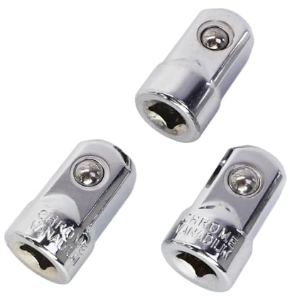 3 adattatori per bussola, adattatore femmina, riduttore, 1/4 femmina a 1/2 maschio