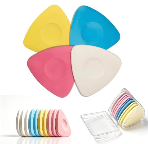 Tiza Costura, 10 Unidades Tiza De Sastre Triangular, 4 Colores Vivos