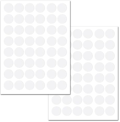 Zyssby 100 Balloon Sticky Dots Double Sided Transparent Glue Dots 10mm