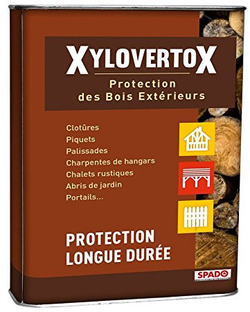 XYLOVERTOX - Huile de protection & traitments des bois extérieurs - Action hydrofuge - Longue durée - 2L - Fabrication française