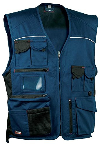 Cofra V016-0-02.Z50 Expert Gilet, 50 Taglia, Nero/Nero