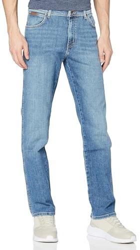 Wrangler Herren Texas Low Stretch Straight Jeans, Worn Broke, 42W / 34L EU