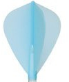 Fit Flight Cosmo Darts 6 Pack Kite Dart Flight (Light Blue)