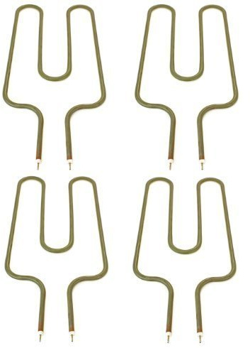 850W Short Pin Connector Heater Elements for Unidare Night Time Storage Heaters (Pack of 4)
