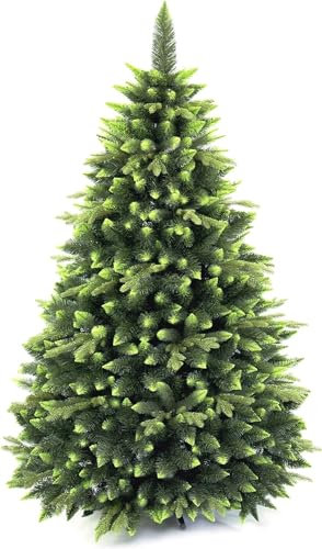 AmeliaHome Künstlicher Weihnachtsbaum 180 cm Tannenbaum Christbaum Kiefer PVC Weihnachtsdeko Klaus