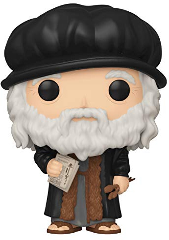 Funko Pop! Artists: Leonardo Davinci – bild Rights – vinyl samlarfigur – presentidé – officiella handelsvaror – leksaker för barn och vuxna – modellfigur för samlare och display