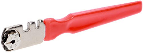 INTOX Coupe-verre en métal dur avec 6 roues en alliage de tungstène pour miroirs et carreaux