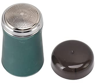 Mini Tondeuse à Barbe Électrique, 6600RPM Lavable Portable Couteau à Barbe 3 Têtes d'Outils Gaze Rotative pour Salle de Bain (Légumes)
