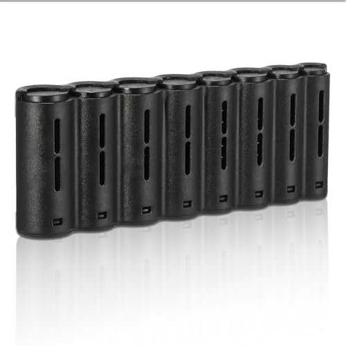 Münzspender, Münzbox - Kompakter mit 8 Fächer Auto Münze Aufbewahrungsbox, Schwarzes ABS-Material Münzen Sortierer, Geeignet für Den Täglichen Gebrauch zu Hause, in Supermärkten und Banken