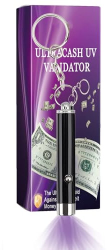 Scyca Torcia UV - Rilevatore Portatile Luce Nera LED per Anticontraffazione e Macchie di Urina di Cani/Gatti