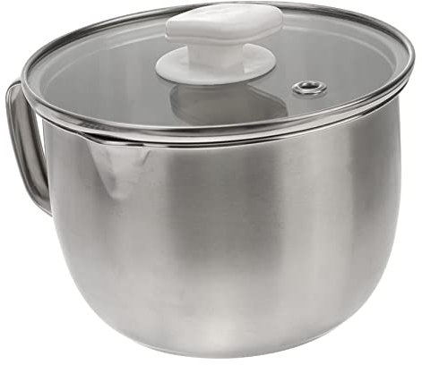 Alipis vaso filtro olio filtro dell'olio barattolo di raccolta dell'olio pentola contenitore per filtro olio in acciaio inox bicchiere separatore di grassi temperato