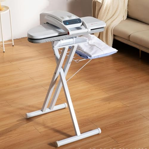 XINRISHENG Prensa de Plancha de Vapor Grande, máquina de Planchado de Camisas con Pantalla táctil LED, Prensa de Vapor Inteligente, con múltiples configuraciones de Tela,65cm