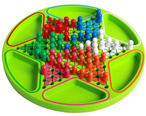 Damspel Hexagonalt Strategi Bordleksaker | Färgglada Pärlor Trä Dambrickor För Barn Familjeträff Social Aktivitet Resa Skola
