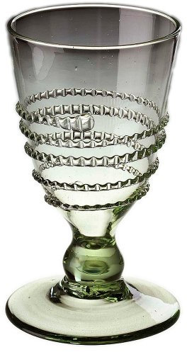 Farbglashütte Lauscha GmbH - ELIAS Glashütte Original Thüringer Waldglas Weinglas Kelch mit Faden 14cm 0,2l Geschenkset 2 Stück im Geschenkkarton