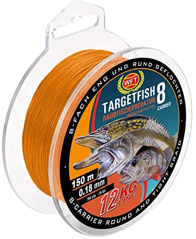 WFT TF8 Raubfisch orange 150m 10KG 0,15
