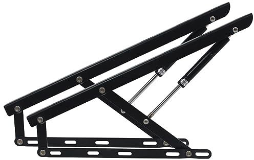 Lokatall Pneumatische Betthebestützen, 300 N, robuste Gasfeder, hydraulischer Hebemechanismus, 3,5 m Erhöhung für Boxen, Sofa, Aufbewahrung, platzsparend, gefedertes Diwangestell, DIY-Projekt