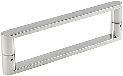 OXFUZZ In acciaio inox Doccia Porte Maniglie Set Bagno Schermo Pomelli Attrezzature Push e Pull Bar per Ufficio Hotel Vetro Porta-160mm
