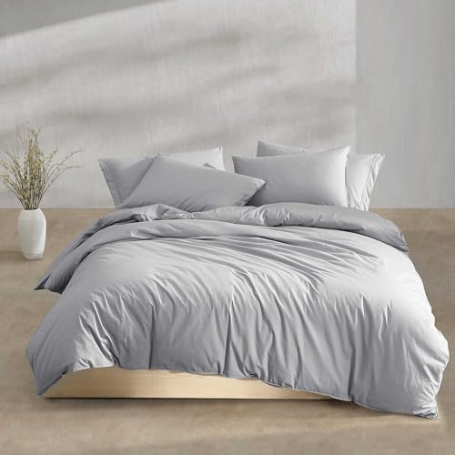 Calvin Klein - King Duvet Cover Set with Shams, Cotton Percale