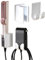 Fenmaru Wandhalterung für Dyson Airstrait HT01 Zubehör, Halterung für Dyson Airstraight Haarglätter/Dyson Airwrap Styler, Haarstylinggeräte Wandhalterung Multifunktionale Organizer Ständer (Weiß)