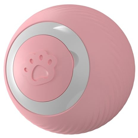 Automatisk kattboll, kattleksak automatisk rörlig boll - Colorful Lights Interactive Cat Toy,Intelligenta rullande kattleksaker, automatiska rörelseaktiverade kattleksaker för innekatter