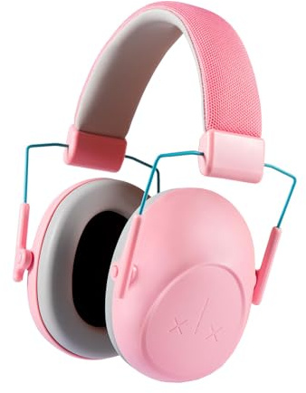 Dison Noise Cancelling Headphones for Kids, Kids Ear Protection NRR 26dB Noise Reduction Ear Muffs for Concerts, Fireworks, Shooting Pink