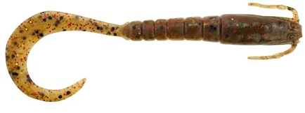 Berkley Gulp!® Salzwasser-Jigging-Garnele; Weichplastik-Angelköder für Salzwasser-Raubfische; Lockenschwanz-Aktion, Jigging & Grundangeln; mit Gulp! Duft;, 7,5 cm, Nuclear Chicken