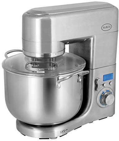 RGV Pastaprof PL10S Impastatrice planetaria, Capacità 10 litri, Doppio Gancio, Ciotola in acciaio inossidabile, 1500 Watt, 6 Velocità