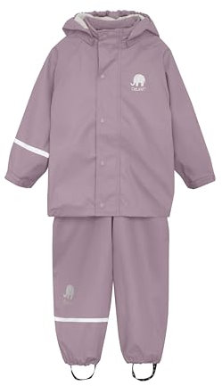 Celavi Unisex Basic Rainwear Set -Solid Pu Regenjacke, Lila, 120 EU