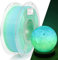 IEMAI PETG Filament 1.75mm 1Kg, High Speed Durchscheinend PETG Gradient Regenbogen Blau Grün 3D Drucker Filament, Maßgenauigkeit +/- 0,02 mm