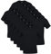 Gildan Men's Crew T-Shirts, Multipack, Style G1100, Black (12-Pack), XL