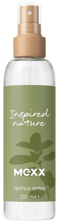 Mexx Inspired Nature Textilspray, aromatischer Textilerfrischer mit stimmungsaufhellenden Eigenschaften, 200 ml