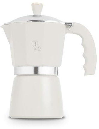 Berlinger Haus Sahara Collection - Cafetera de 9 tazas, de aluminio, para cocinas de gas y eléctricas, diseño clásico y elegante