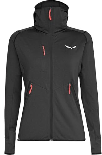 SALEWA Donna Agner Hybrid Hoodie giacca, irish green melange, S