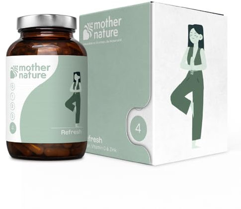 Mother Nature Schwangerschaftsvitamine - 56 Kapseln für die Erholung/mit Eisen, Magnesium, Vitamin C & Zink / 100% Plastikfrei im Glas/Ohne Zusätze & Vegan