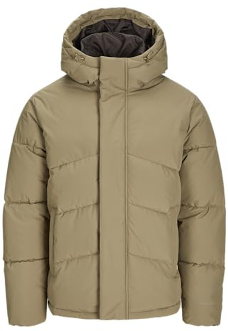 Jack & Jones JJWORLD Veste matelassée pour homme, Elmwood, taille XS, Sable, XS