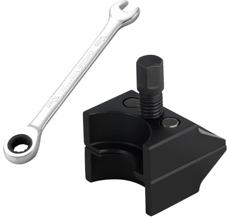 Cxqbsmy Esparcidor de nudillos de dirección de buje dividido de suspensión de coche, herramienta esparcidora de puntal, esparcidor de nudillos de dirección de buje dividido, herramienta de