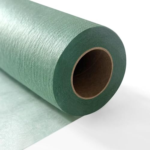 Camino de Mesa, Verde eucalipto, Rollo de Fieltro de 0.3 × 50M, 10g/㎡, Tela no Tejida Similar a Tela, Decoracion de Mesa de Cocina, Bodas, Bautizos, Comuniones, Cumpleaños, Fiesta, Tela Manualidades
