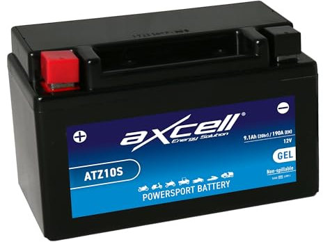 AXCELL Batterie 12V YTZ10S GEL passend für KTM SMC R 690 ABS LC4 2014-2020