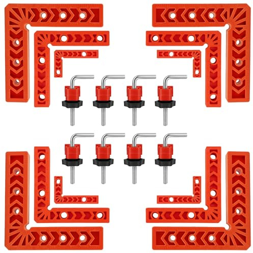 Axincardarm 90 Degree Positioning Squares Woodwork Right Angle clamp, Corner Clamps for Woodwork, Picture Frames, Drawers, Cabinets, Boxes