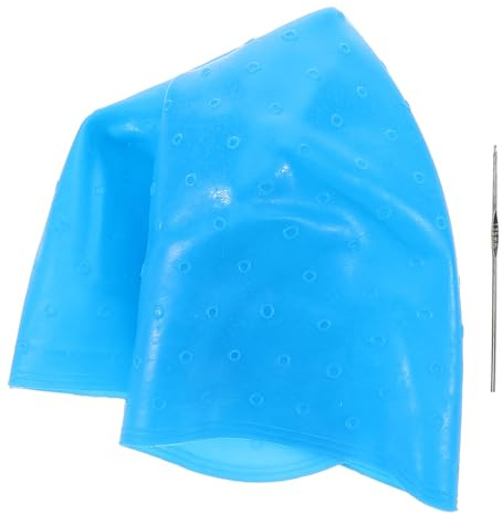 MAGICLULU Cuffia per Tintura dei Chioma in Silicone Morbido Riutilizzabile, Cappello da Evidenziare per Uso Professionale e Domestico, Accessorio Barbiere per Trattamenti Colore e Mèches