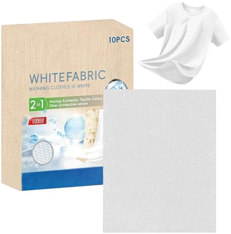 dowuiii Tinte de tela blanca para teñir ropa, 10 unidades, para teñir ropa, vaqueros, camisas, ropa, vaqueros, camisas, ropa