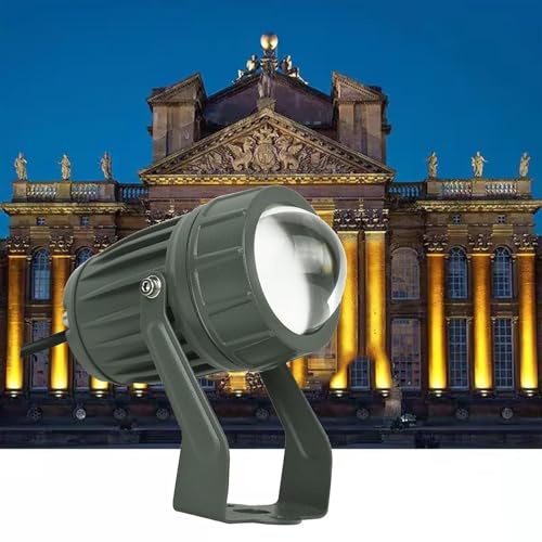 LED-trädgård, LED-trädgårdsstrålkastare – IP67 vattentät utomhu, AC85–265 V justerbar golvlampa, strålkastare med stor radie och smal strålvinkel för trädgård, terrass och
