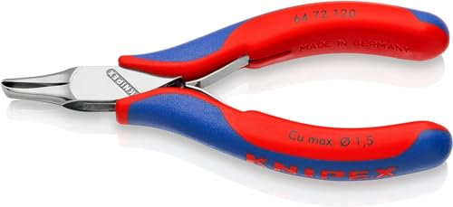 Knipex Tronchese per Elettronica con Tagliente Frontale Rivestiti in Materiale Bicomponente 120 Mm 64 72 120