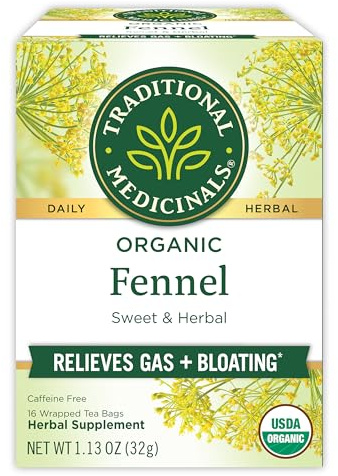 Traditional Medicinals Organic Fennel Tea, 16 Count