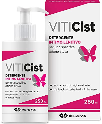 Viticist - Detergente Intimo Lenitivo, con Lichene d’Islanda e Pantenolo, Protegge la Barriera Cutanea, Azione Idratante e Lenitiva, Flacone da 250 ml